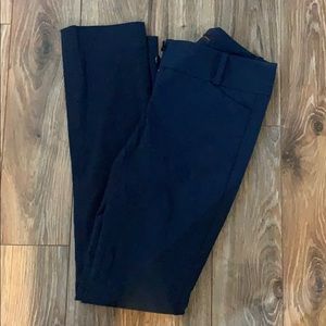 The Limited straight leg navy dress pants